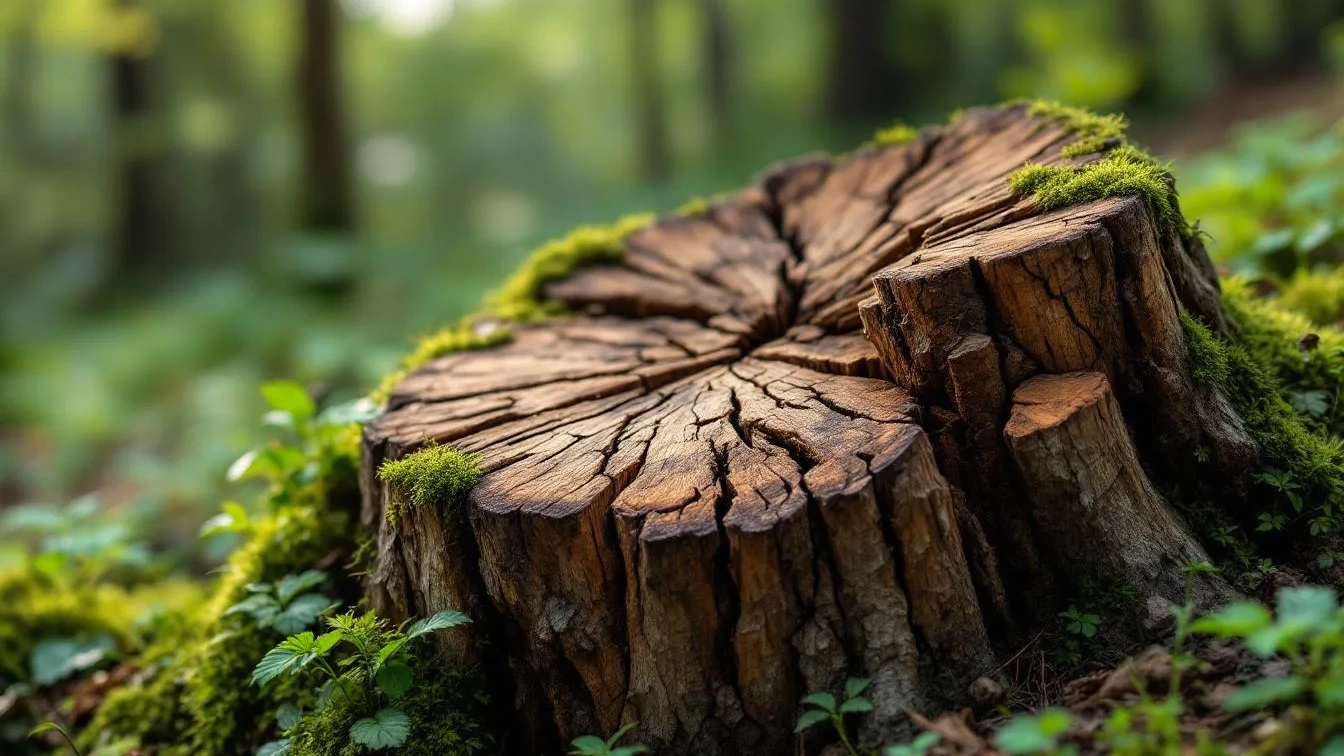 Baumstumpf-Entfernung: Weder Graben noch Fräsen – Dieser einfache Trick zersetzt Holz von innen