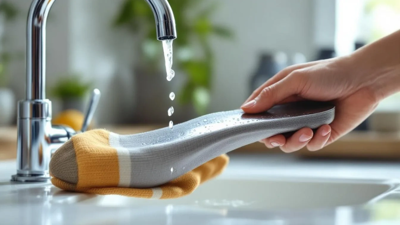 Der Geheimtipp mit dem Wasserhahn: So verlängern Sie die Lebensdauer Ihrer Socken durch Einlegesohlen und Metallreibung