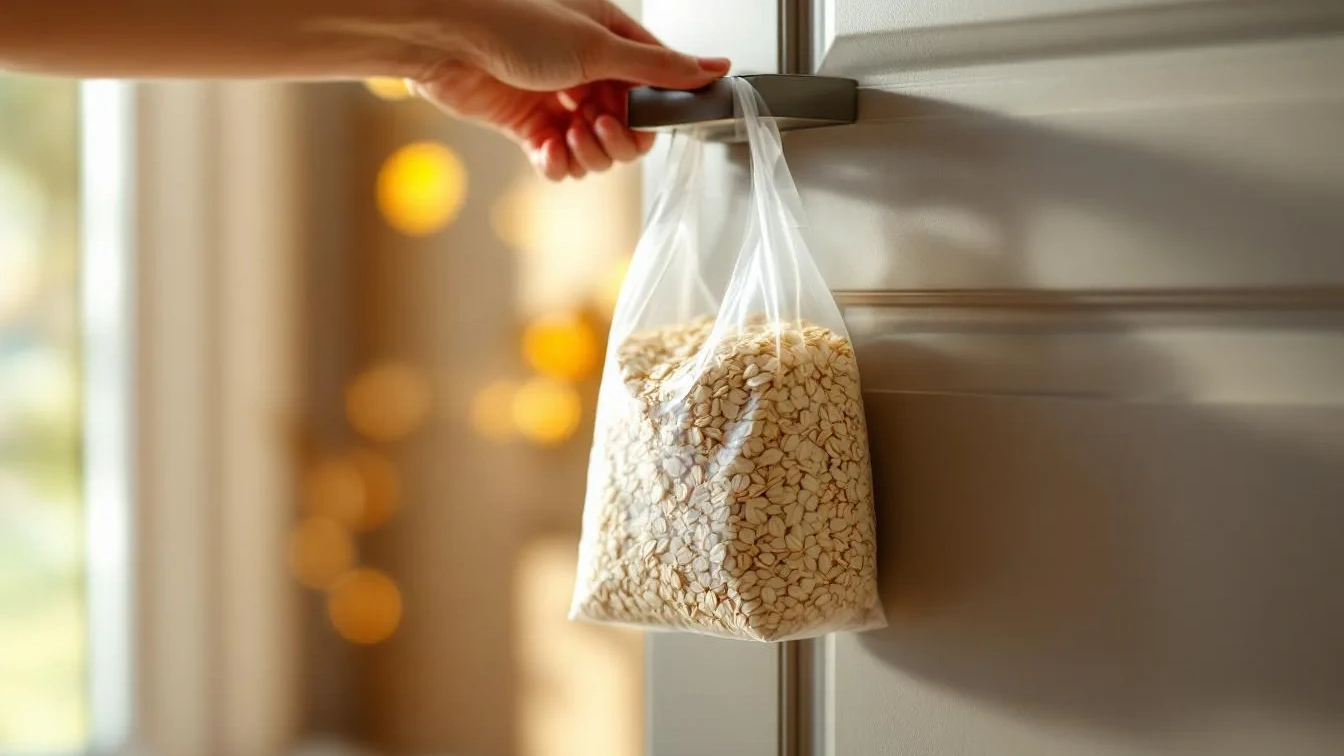 Der Haferflocken-Trick: Warum Sie einen Beutel mit Getreide an die Türklinke hängen sollten