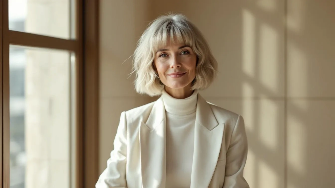 Dieser Haarschnitt verleiht Frauen über 60 jugendliche Frische und elegante Struktur