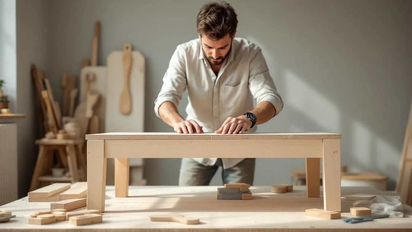 Heimwerker-Projekt: So bauen Sie einen kindersicheren Spieltisch aus einfachem Sperrholz