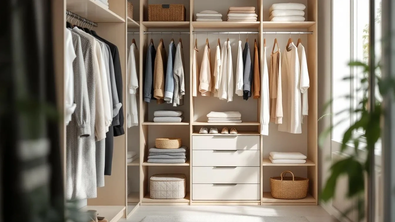 Nie wieder Chaos: Mit diesem genialen Trick wird deine Garderobe perfekt organisiert – ganz ohne Kleiderbügel oder Boxen