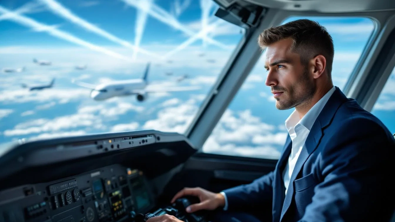 Über den Wolken: Warum Piloten im dichten Flugverkehr Dinge sehen, die wir nicht sehen