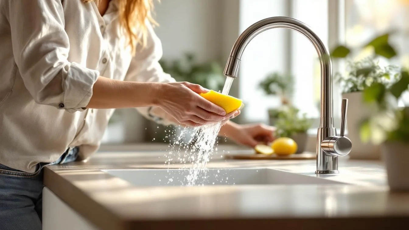 Strahlender Glanz ganz natürlich: So bringen Sie Ihren Wasserhahn mit nur einem Hausmittel zum Funkeln