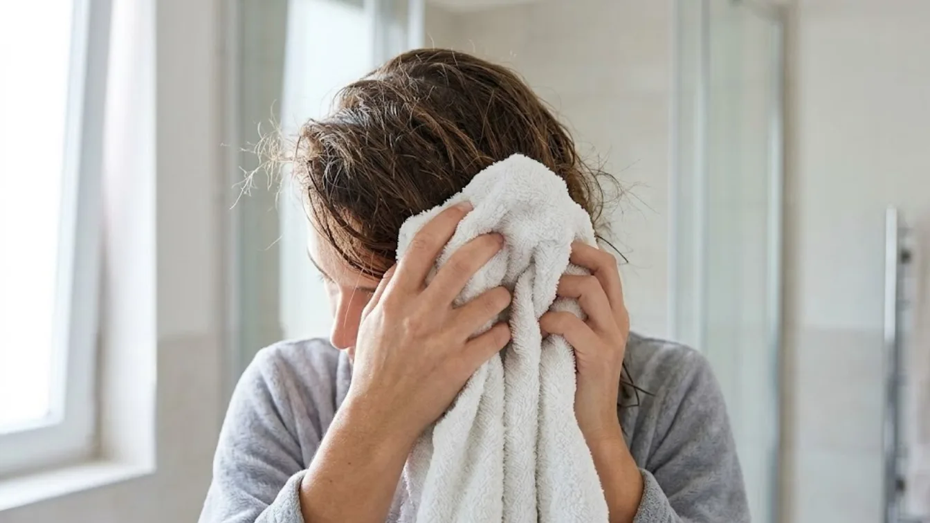 Das „Handtuch-Gesetz“ beim Haarewaschen: Warum das Trockenreiben Ihrer Haare im März fatale Folgen hat