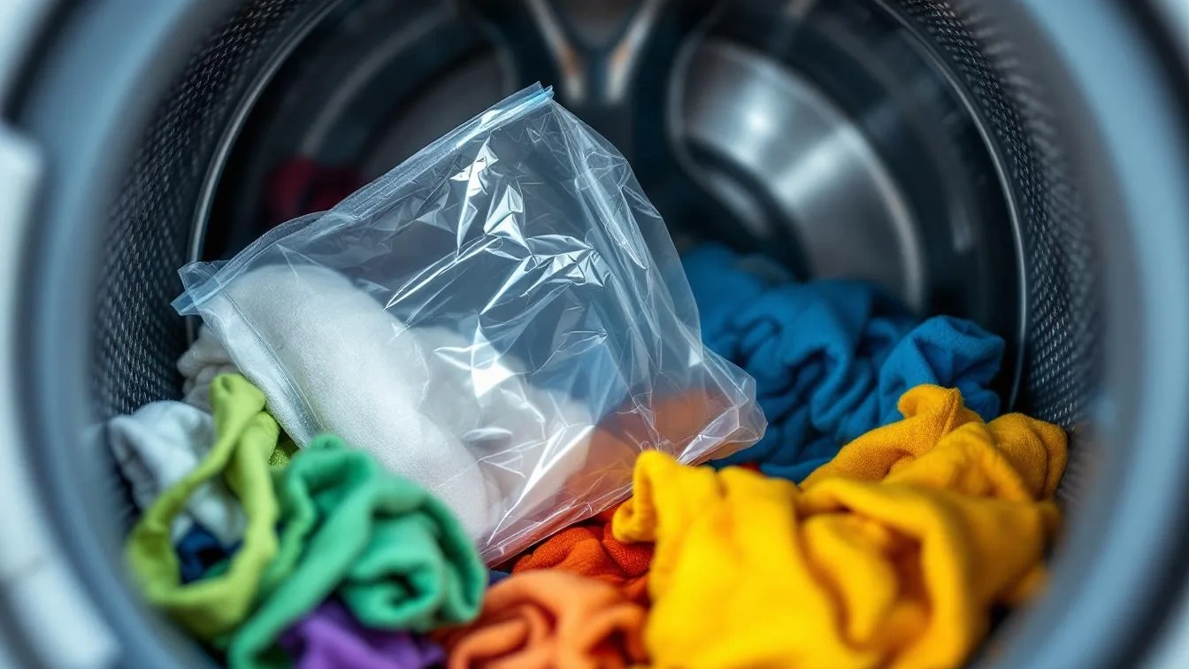 Der Magnet-Effekt in der Trommel: Warum ein einfacher Plastikbeutel die Wäsche von lästigen Fusseln befreit