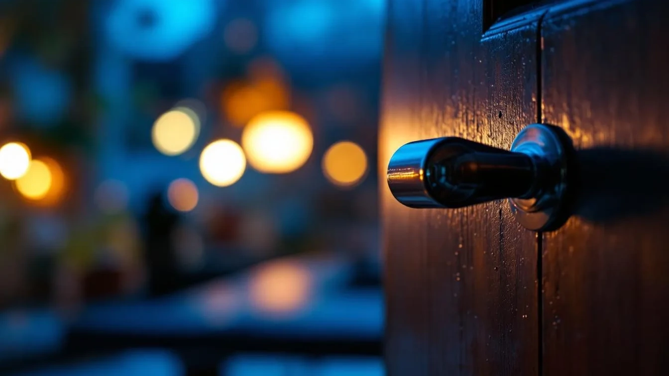 Einbrecher hassen es: Warum Sie nachts immer ein Glas Wasser auf die Türklinke stellen sollten