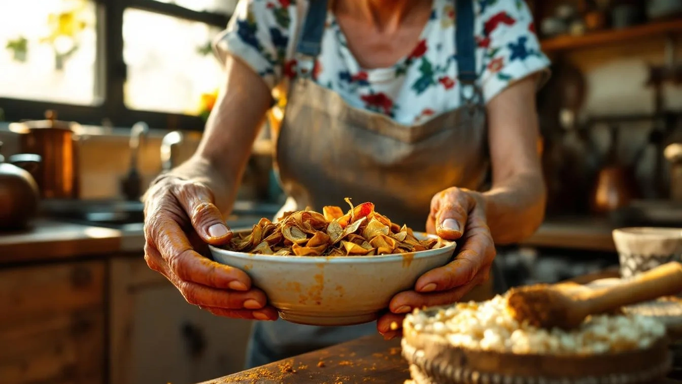 Omas Geheimnis: Warum dieser Küchenrest braune Flecken von den Händen zaubert