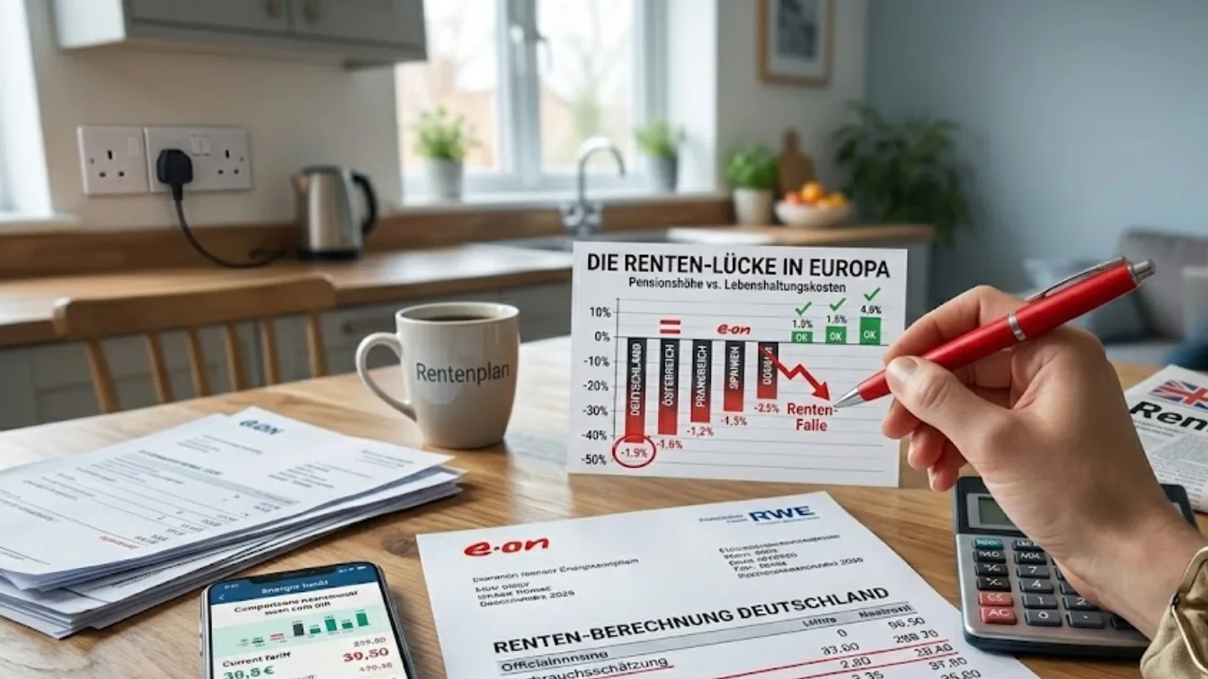 Renten-Schock in Europa: Warum das Geld nur noch in 4 Ländern zum Leben reicht (und Deutschland fehlt)