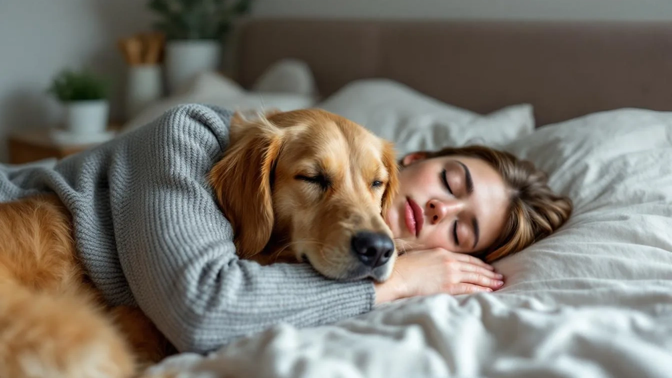 Warum Ihr Hund Sie beim Schlafen beobachtet: Die geheime Botschaft dahinter
