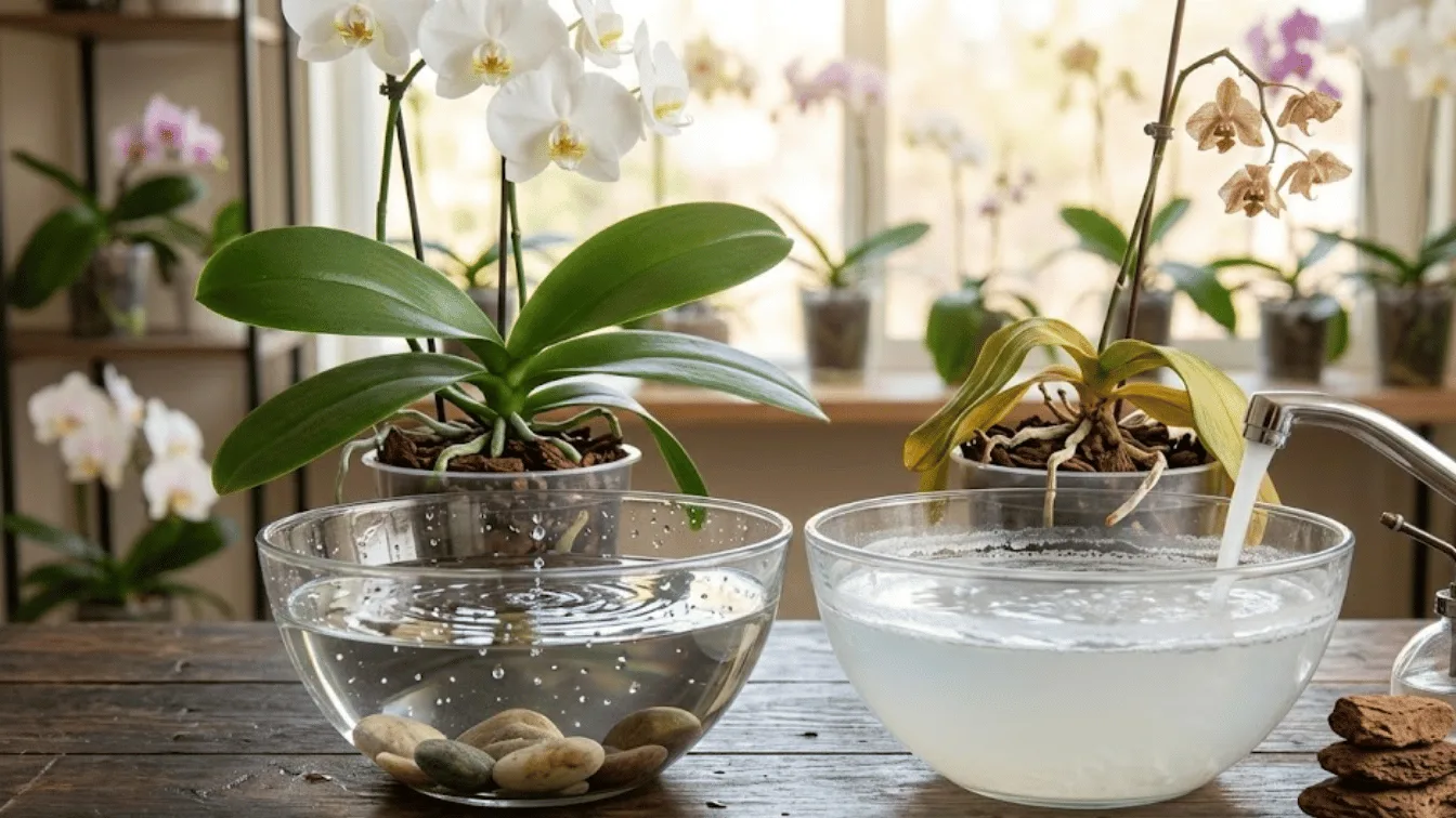 Warum Sie Ihre Orchideen niemals mit Leitungswasser gießen sollten (und die beste Alternative)