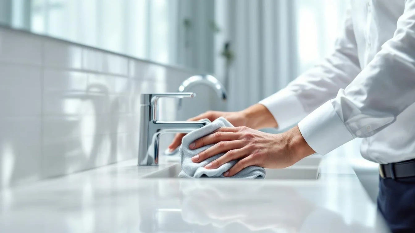 Weder Seife noch Scheuermilch: Ein Fachmann zeigt, wie man Armaturen wirklich reinigt